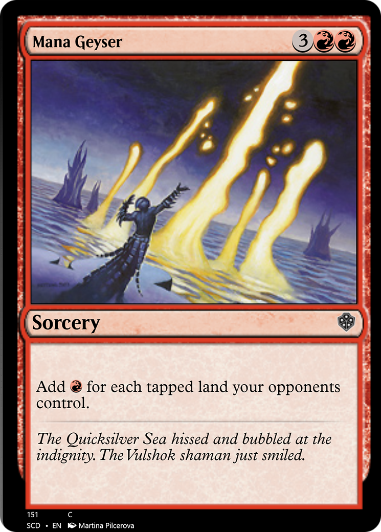 Mana Geyser [Starter Commander Decks] | Pegasus Games WI