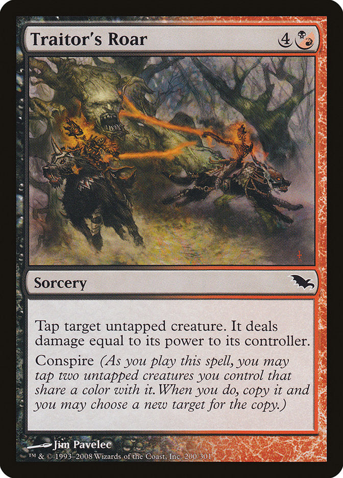 Traitor's Roar [Shadowmoor] | Pegasus Games WI