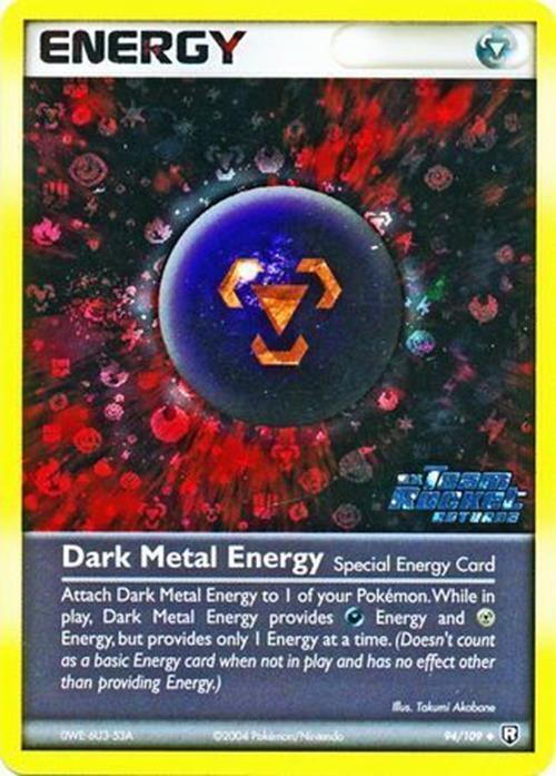 Dark Metal Energy (94/109) (Stamped) [EX: Team Rocket Returns] | Pegasus Games WI