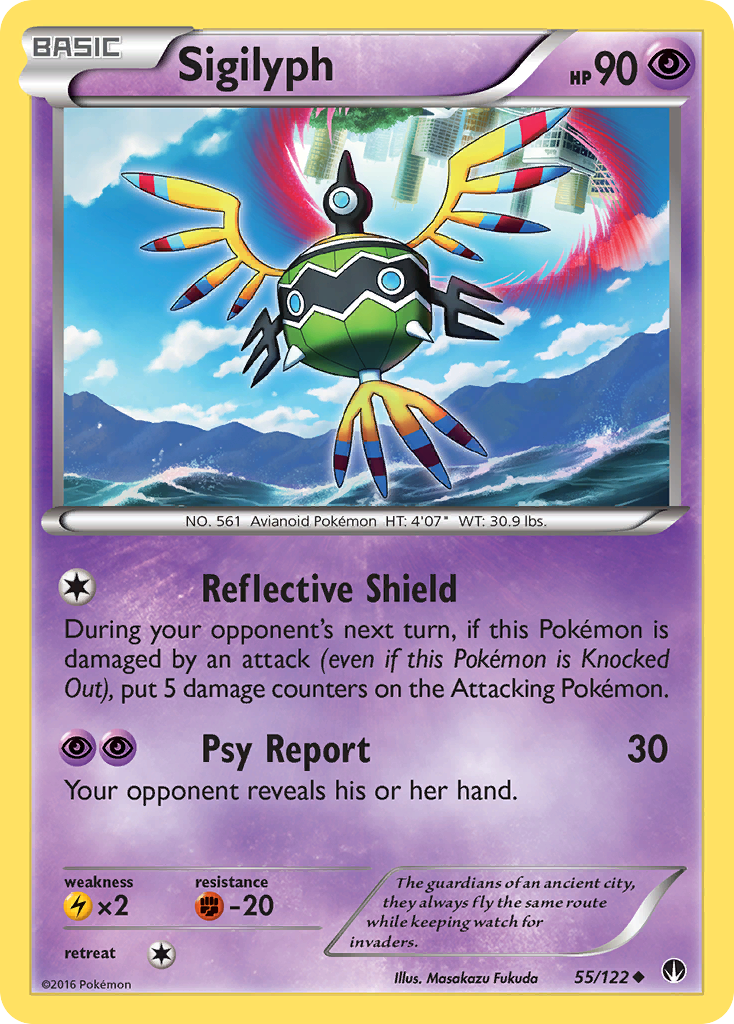 Sigilyph (55/122) [XY: BREAKpoint] | Pegasus Games WI