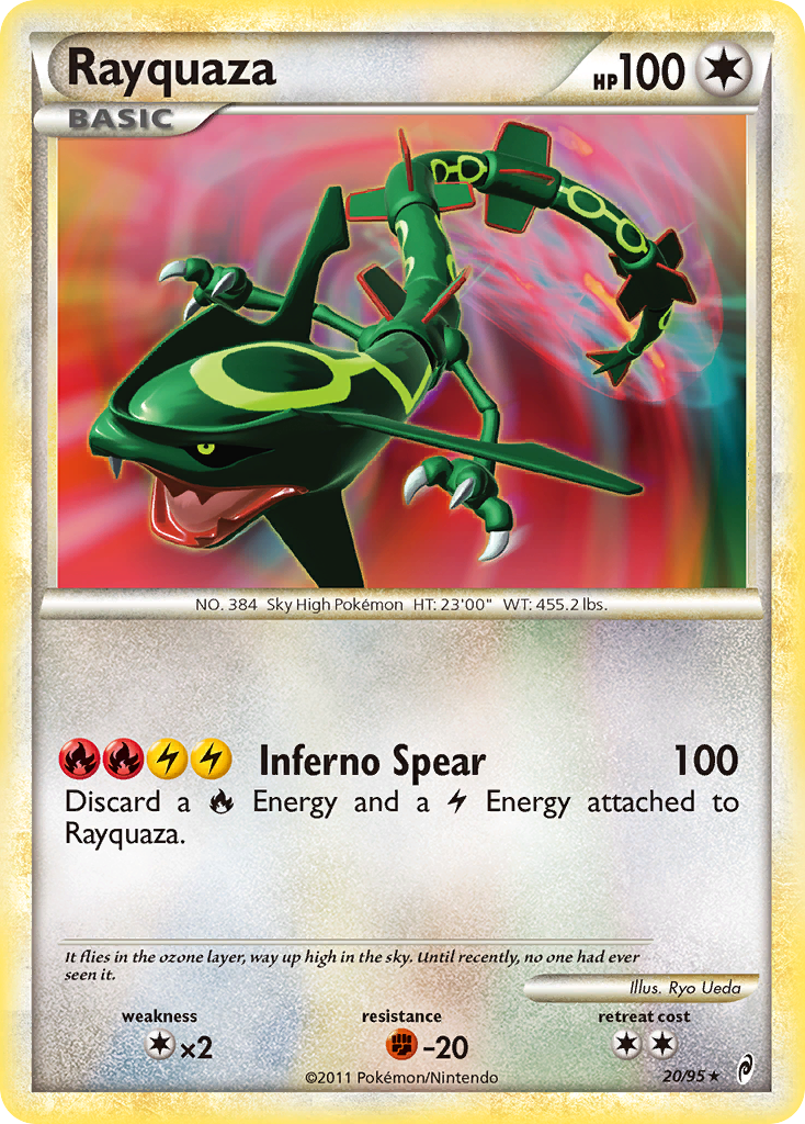 Rayquaza (20/95) [HeartGold & SoulSilver: Call of Legends] | Pegasus Games WI