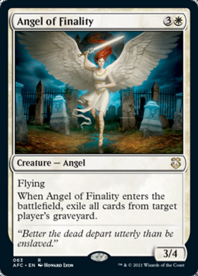 Angel of Finality [Dungeons & Dragons: Adventures in the Forgotten Realms Commander] | Pegasus Games WI