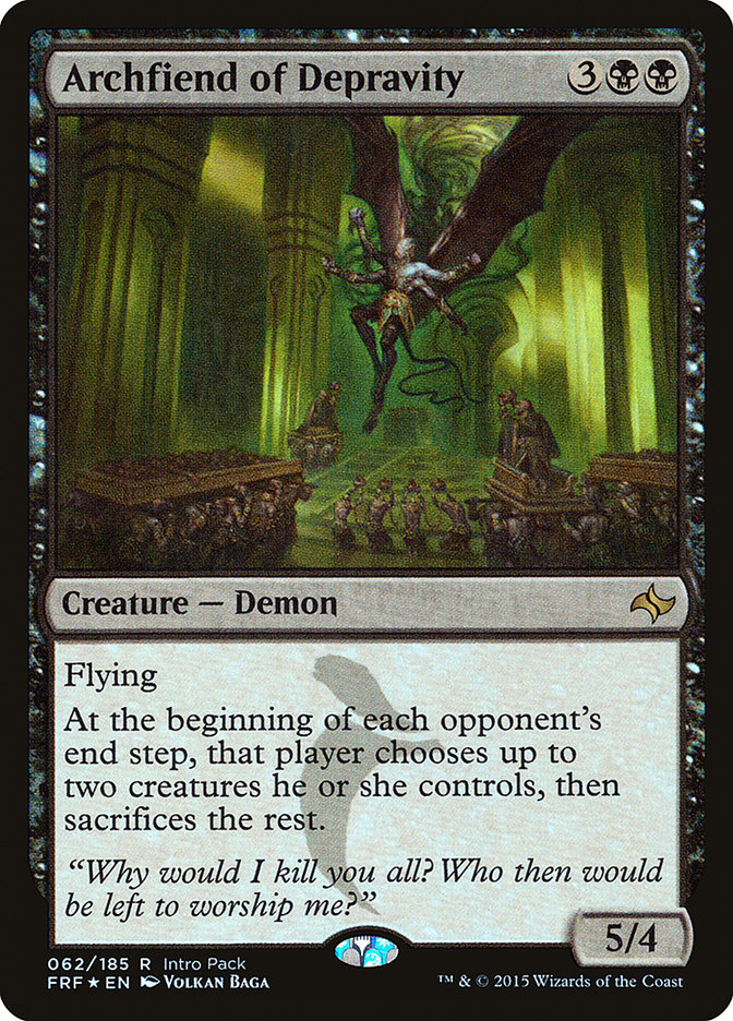 Archfiend of Depravity (Intro Pack) [Fate Reforged Promos] | Pegasus Games WI