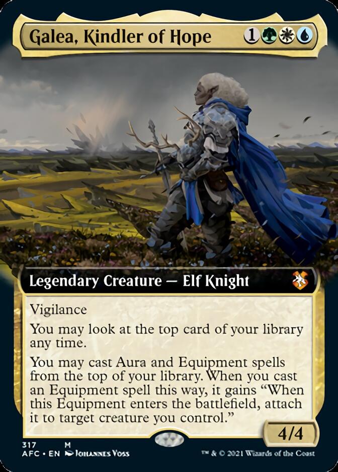 Galea, Kindler of Hope (Extended Art) [Dungeons & Dragons: Adventures in the Forgotten Realms Commander] | Pegasus Games WI