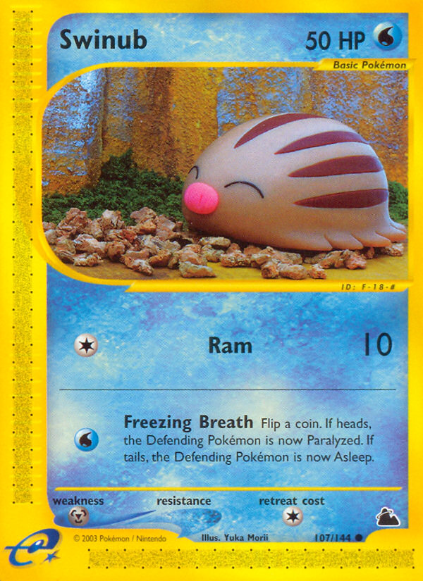 Swinub (107/144) [Skyridge] | Pegasus Games WI