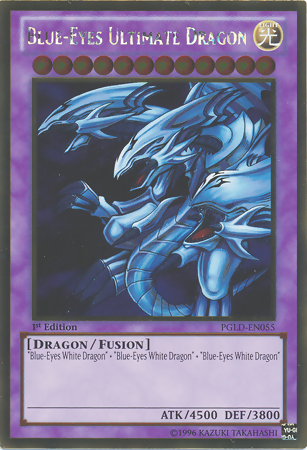 Blue-Eyes Ultimate Dragon [PGLD-EN055] Gold Rare | Pegasus Games WI