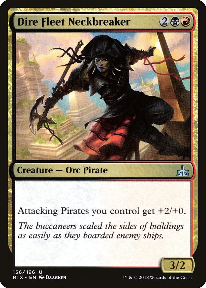 Dire Fleet Neckbreaker [Rivals of Ixalan] | Pegasus Games WI