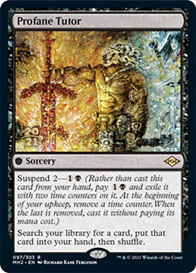 Profane Tutor [Modern Horizons 2 Prerelease Promos] | Pegasus Games WI
