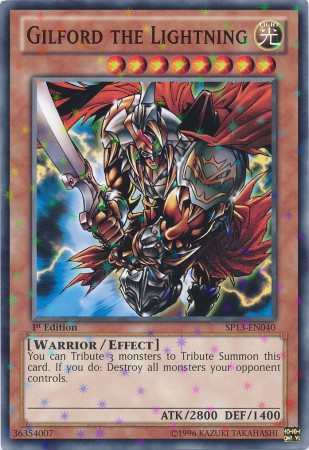 Gilford the Lightning [SP13-EN040] Starfoil Rare | Pegasus Games WI