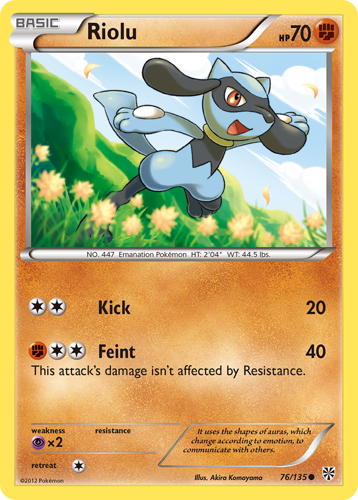 Riolu (76/135) [Black & White: Plasma Storm] | Pegasus Games WI