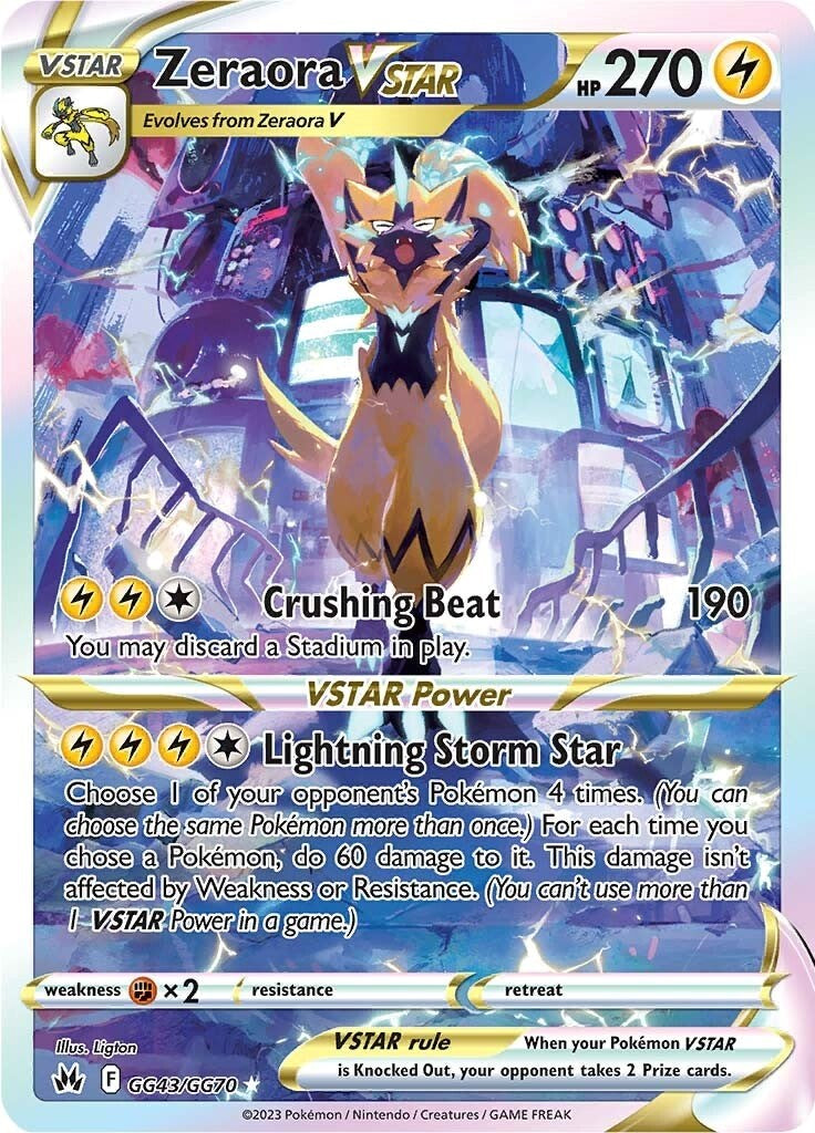 Zeraora VSTAR (GG43/GG70) [Sword & Shield: Crown Zenith] | Pegasus Games WI