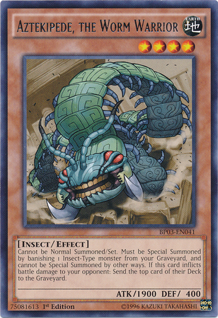 Aztekipede, the Worm Warrior [BP03-EN041] Rare | Pegasus Games WI