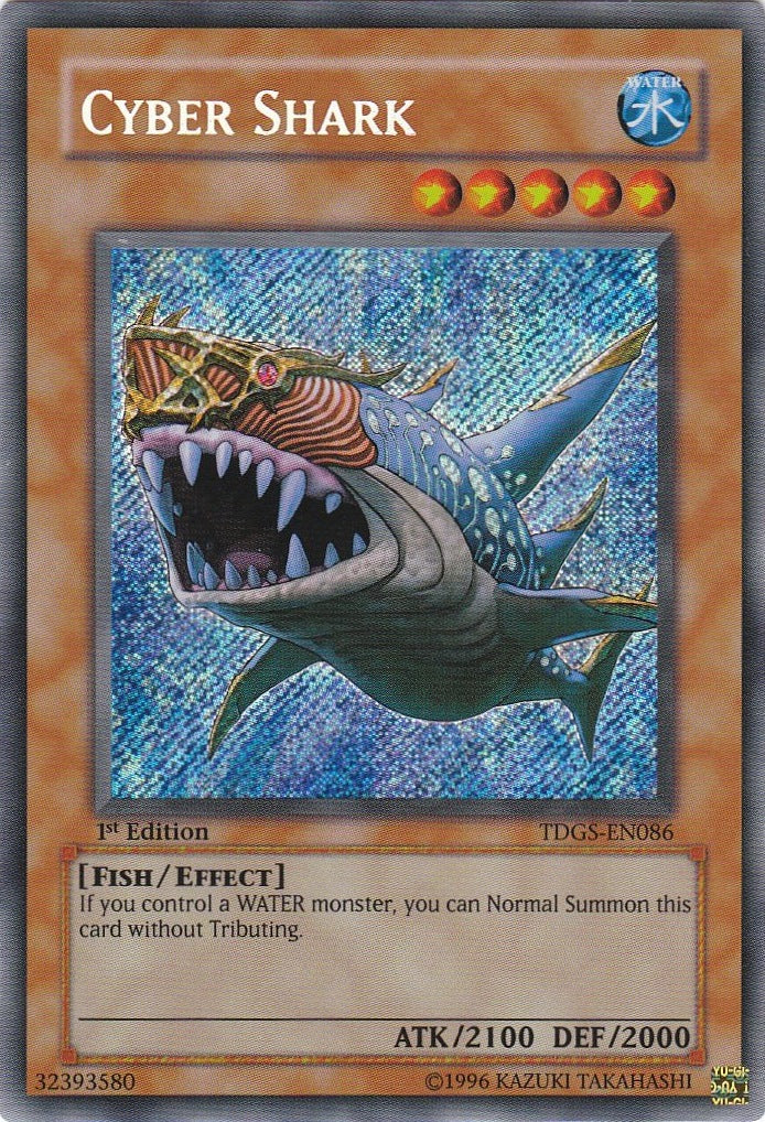 Cyber Shark [TDGS-EN086] Secret Rare | Pegasus Games WI