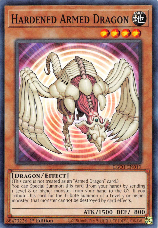 Hardened Armed Dragon [EGO1-EN010] Common | Pegasus Games WI