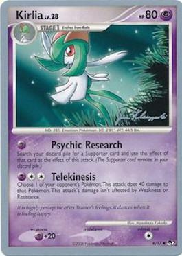 Kirlia LV.28 (8/17) (Psychic Lock - Jason Klaczynski) [World Championships 2008] | Pegasus Games WI