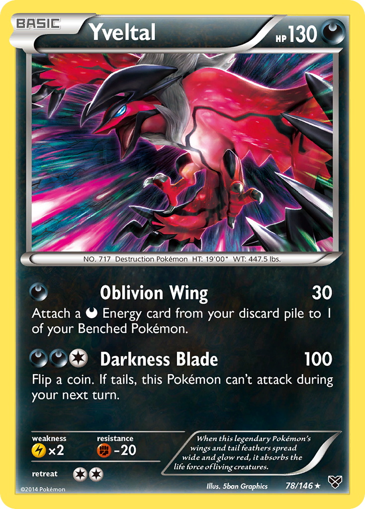 Yveltal (78/146) [XY: Base Set] | Pegasus Games WI