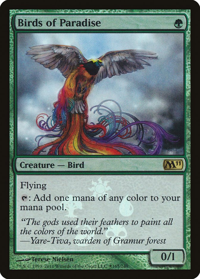Birds of Paradise (Buy-A-Box) [Magic 2011 Promos] | Pegasus Games WI