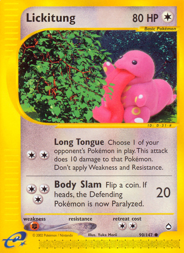 Lickitung (90/147) [Aquapolis] | Pegasus Games WI