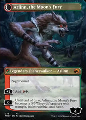 Arlinn, the Pack's Hope // Arlinn, the Moon's Fury (Borderless) [Innistrad: Midnight Hunt] | Pegasus Games WI