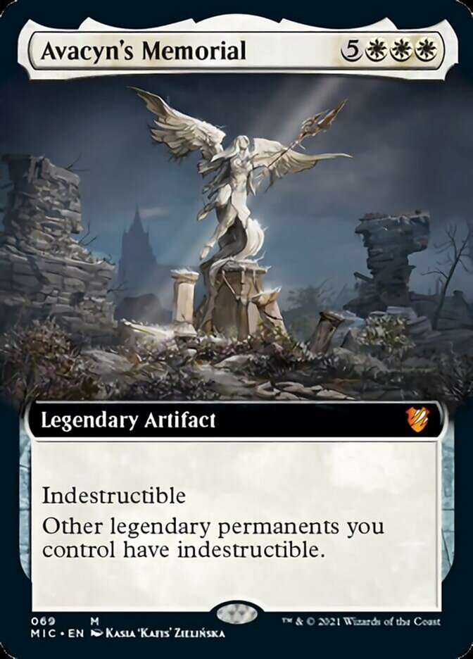 Avacyn's Memorial (Extended Art) [Innistrad: Midnight Hunt Commander] | Pegasus Games WI