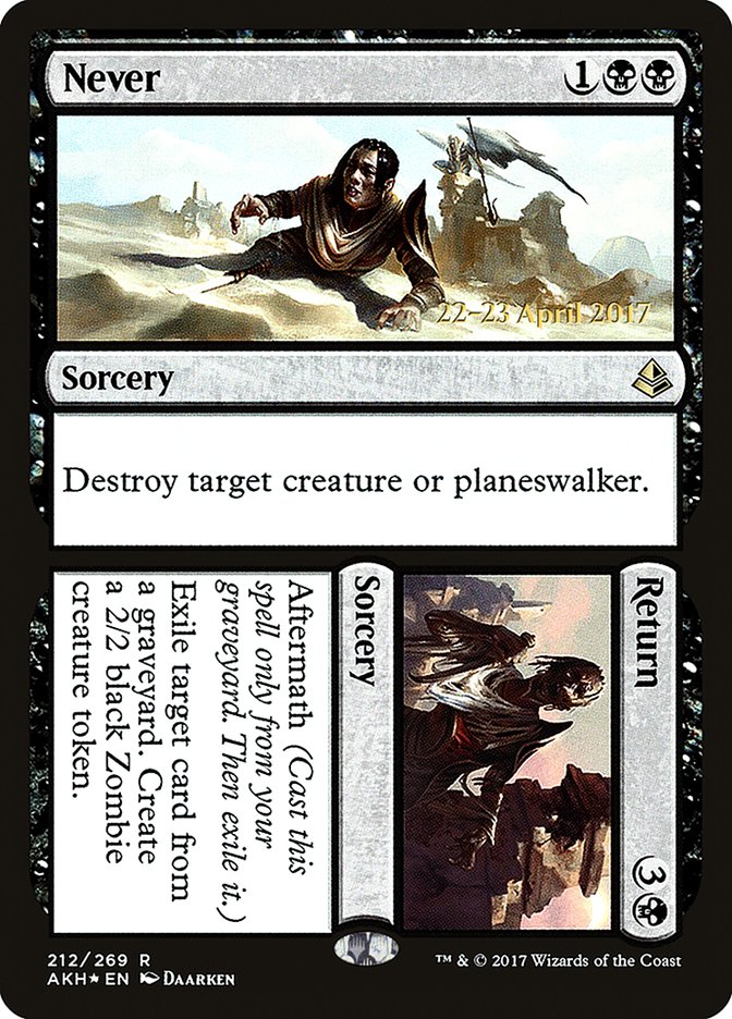 Never // Return [Amonkhet Prerelease Promos] | Pegasus Games WI