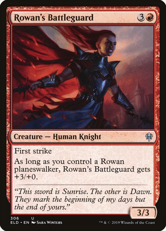 Rowan's Battleguard [Throne of Eldraine] | Pegasus Games WI