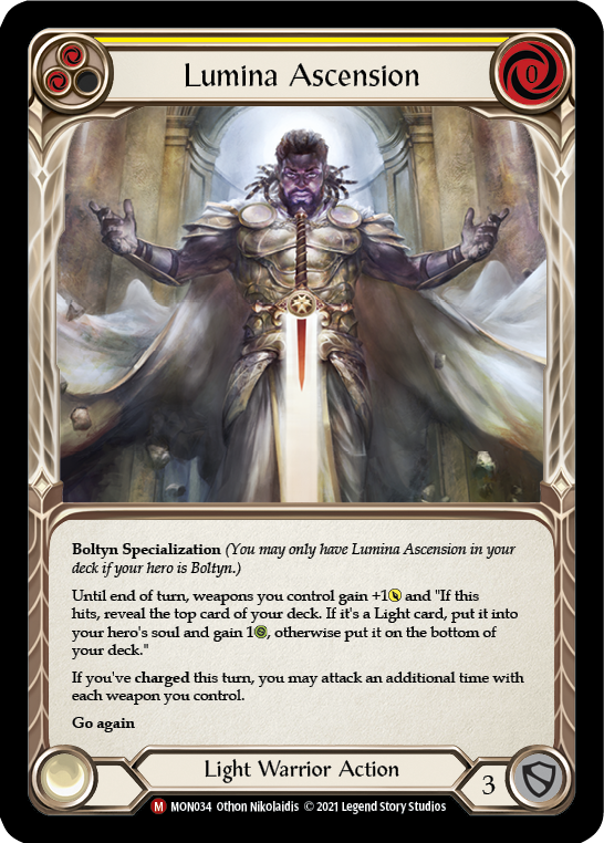 Lumina Ascension (Rainbow Foil) [MON034-RF] 1st Edition Rainbow Foil | Pegasus Games WI