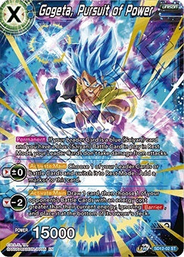Gogeta, Pursuit of Power (SD12-02) [Rise of the Unison Warrior 2nd Edition] | Pegasus Games WI