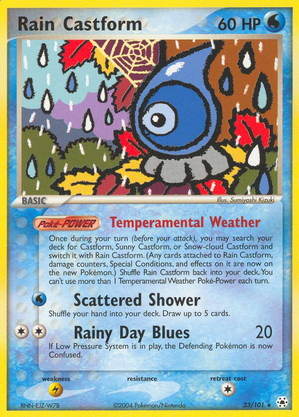 Rain Castform (23/101) [EX: Hidden Legends] | Pegasus Games WI