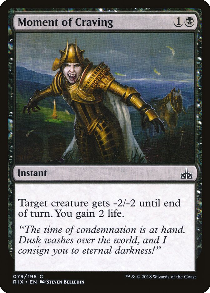 Moment of Craving [Rivals of Ixalan] | Pegasus Games WI