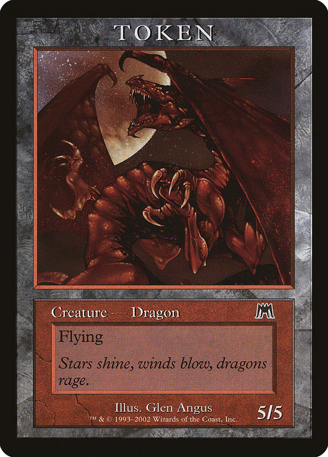 Dragon Token [Magic Player Rewards 2002] | Pegasus Games WI