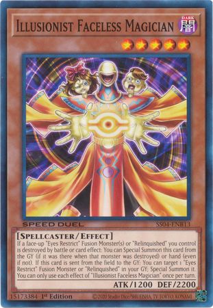 Illusionist Faceless Magician [SS04-ENB13] Common | Pegasus Games WI