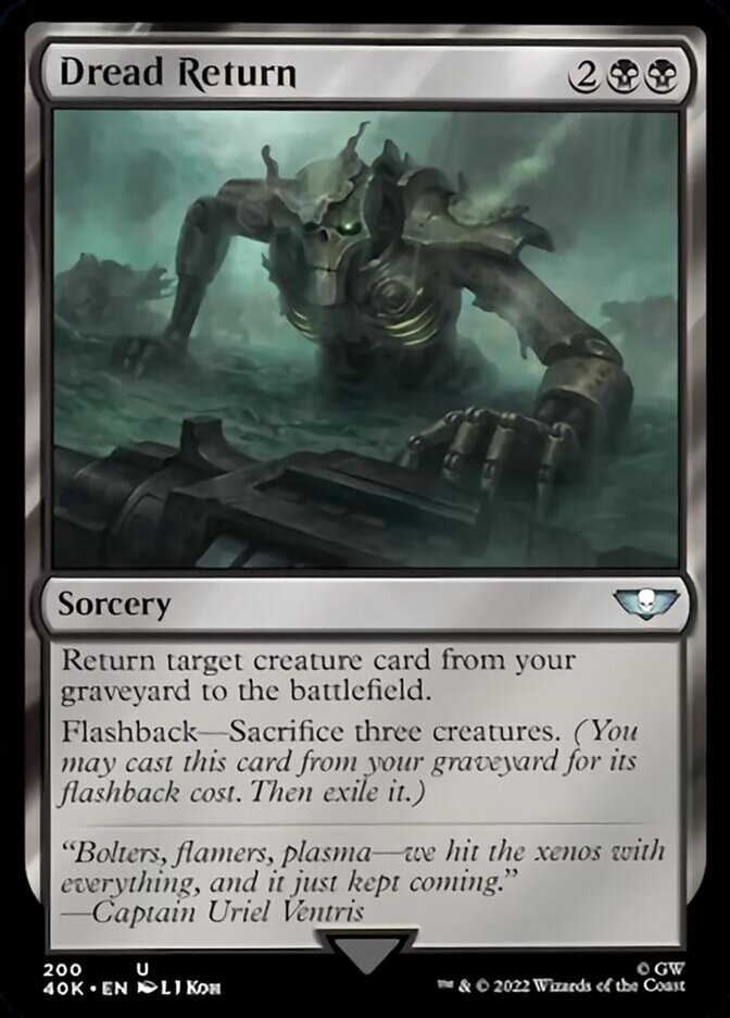 Dread Return (Surge Foil) [Warhammer 40,000] | Pegasus Games WI