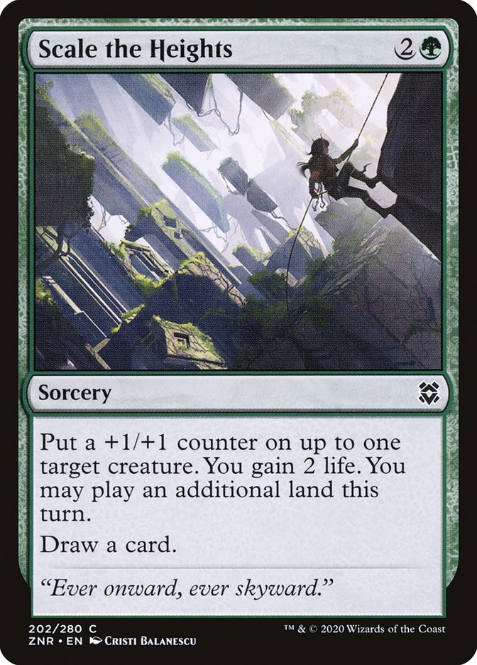 Scale the Heights [Zendikar Rising] | Pegasus Games WI