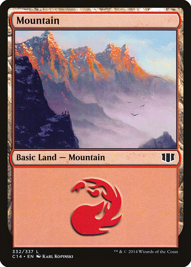Mountain (332) [Commander 2014] | Pegasus Games WI