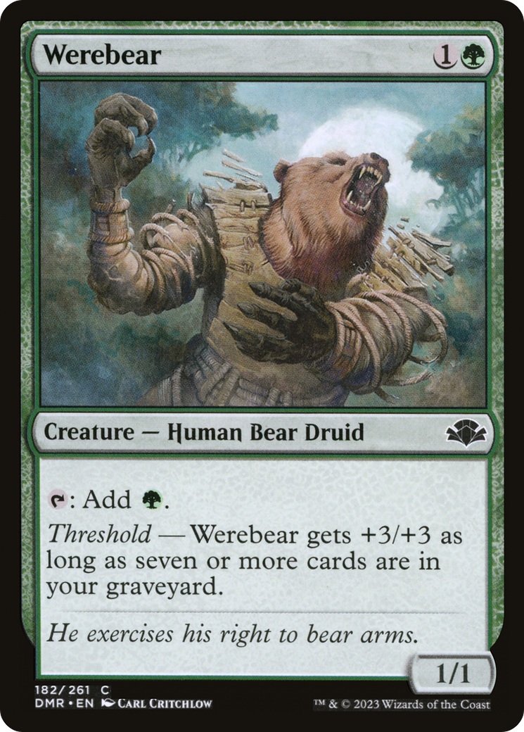 Werebear [Dominaria Remastered] | Pegasus Games WI