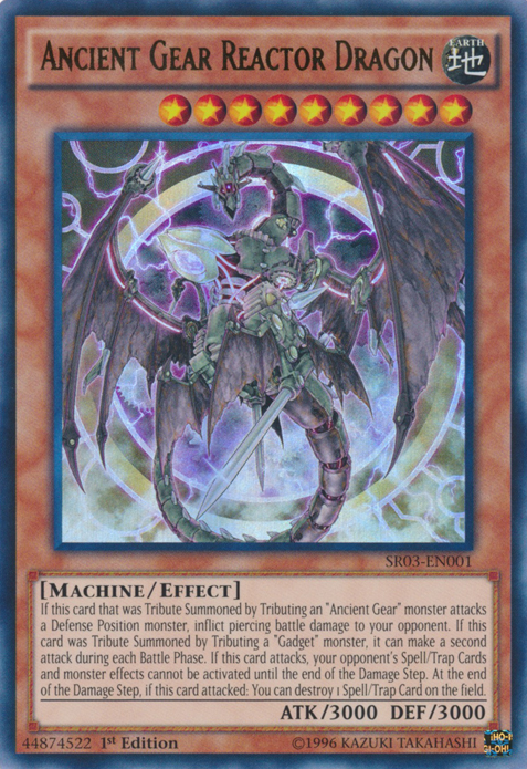 Ancient Gear Reactor Dragon [SR03-EN001] Ultra Rare | Pegasus Games WI