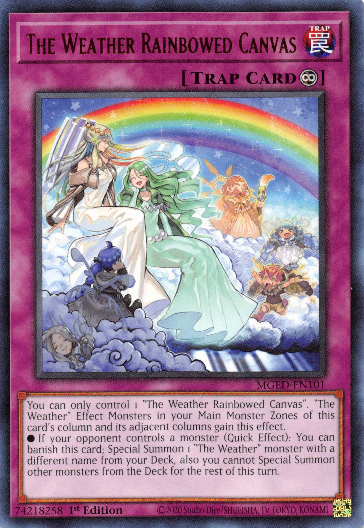 The Weather Rainbowed Canvas [MGED-EN101] Rare | Pegasus Games WI