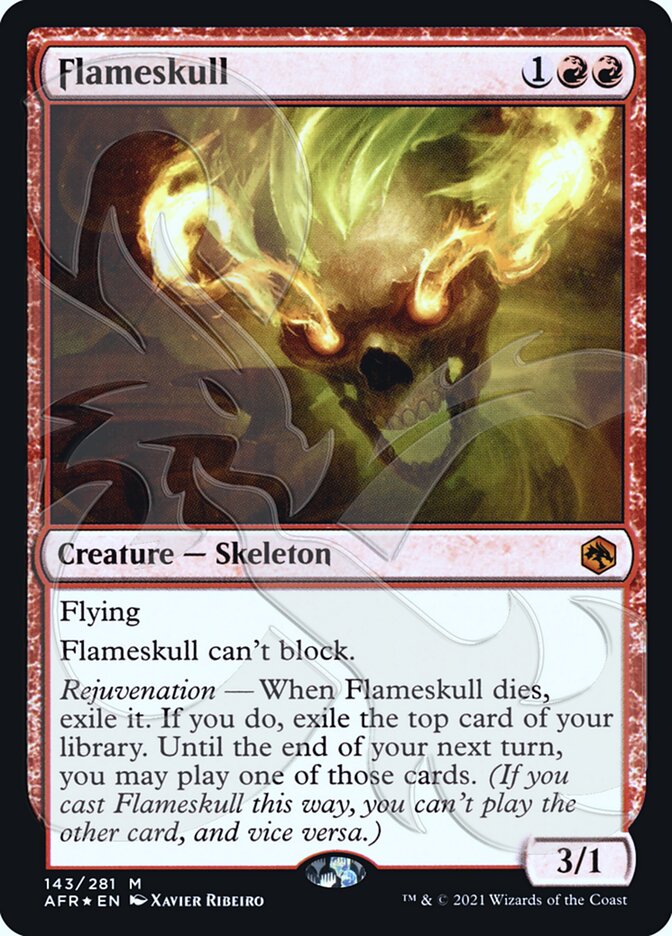 Flameskull (Ampersand Promo) [Dungeons & Dragons: Adventures in the Forgotten Realms Promos] | Pegasus Games WI