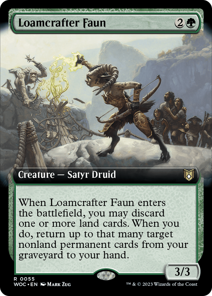 Loamcrafter Faun (Extended Art) [Wilds of Eldraine Commander] | Pegasus Games WI