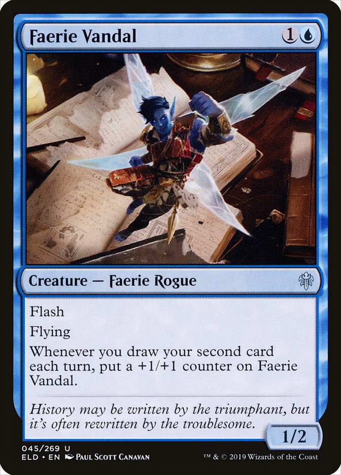 Faerie Vandal [Throne of Eldraine] | Pegasus Games WI