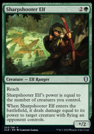 Sharpshooter Elf [Commander Legends: Battle for Baldur's Gate] | Pegasus Games WI