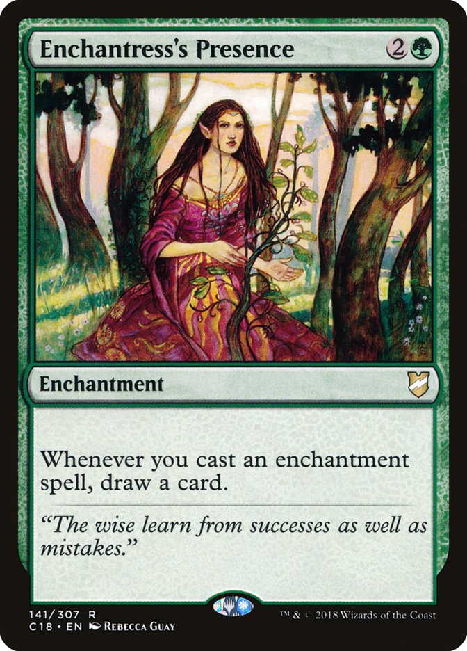 Enchantress's Presence [Commander 2018] | Pegasus Games WI