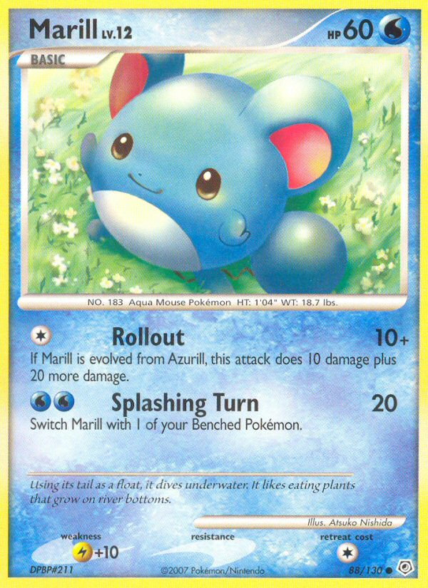 Marill (88/130) [Diamond & Pearl: Base Set] | Pegasus Games WI