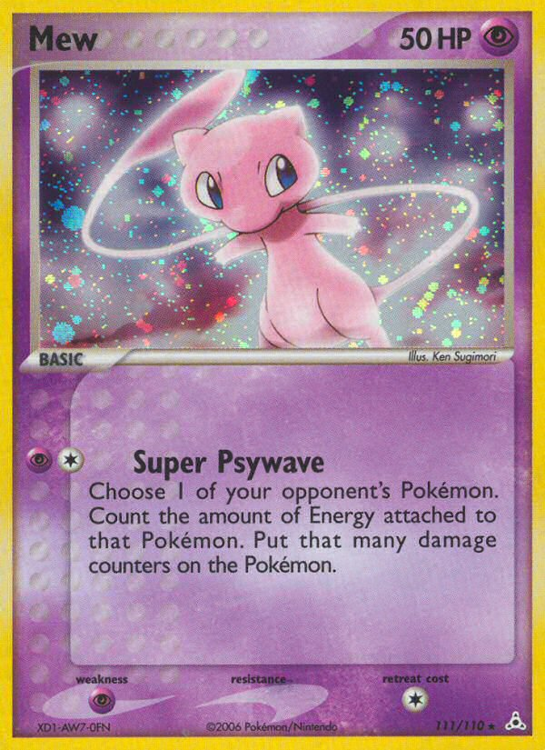 Mew (111/110) [EX: Holon Phantoms] | Pegasus Games WI