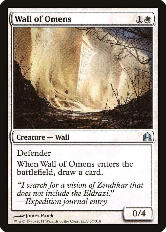 Wall of Omens [Commander 2011] | Pegasus Games WI