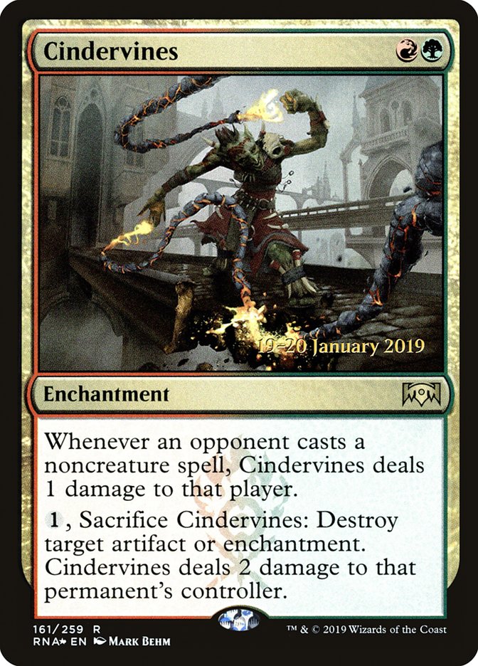 Cindervines [Ravnica Allegiance Prerelease Promos] | Pegasus Games WI