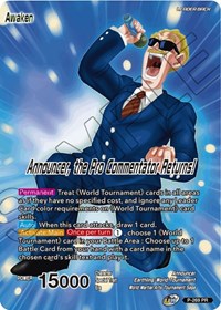 Announcer // Announcer, the Pro Commentator Returns! (P-269) [Promotion Cards] | Pegasus Games WI