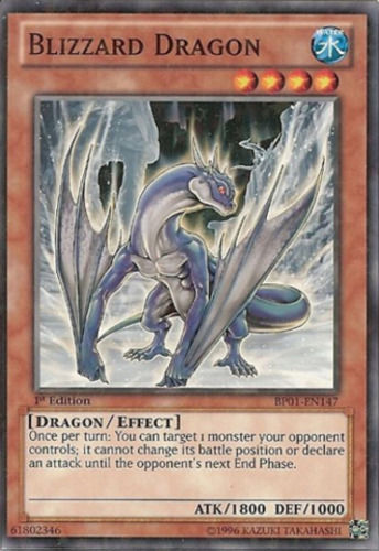 Blizzard Dragon [BP01-EN147] Starfoil Rare | Pegasus Games WI