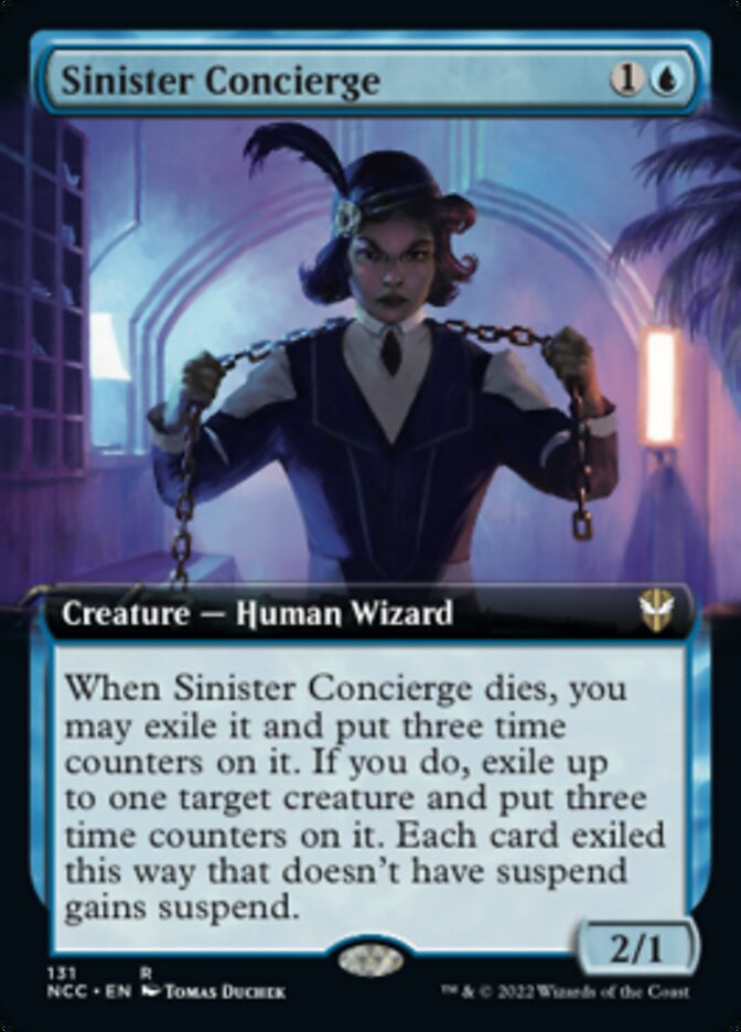 Sinister Concierge (Extended Art) [Streets of New Capenna Commander] | Pegasus Games WI